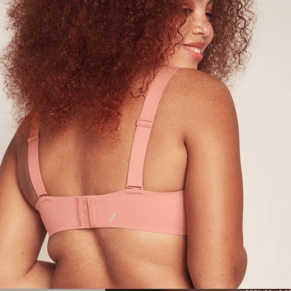 Padded V-Neck Bra - Wide Strap Medium Support - Picture 2 of 8